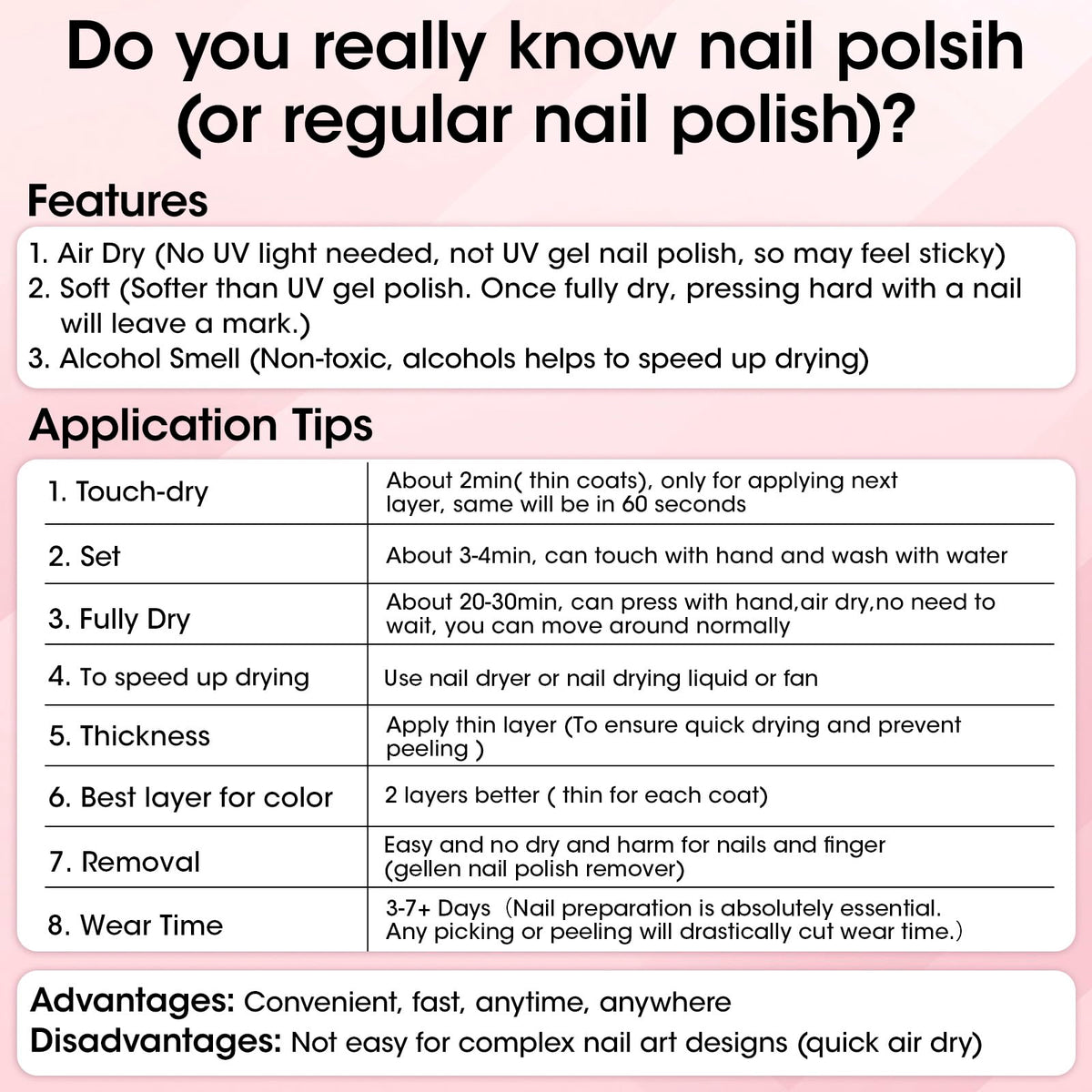 GELLEN vernis à ongles avec affichage de la texture et de la couleur