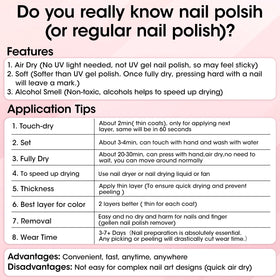 GELLEN vernis à ongles avec affichage de la texture et de la couleur