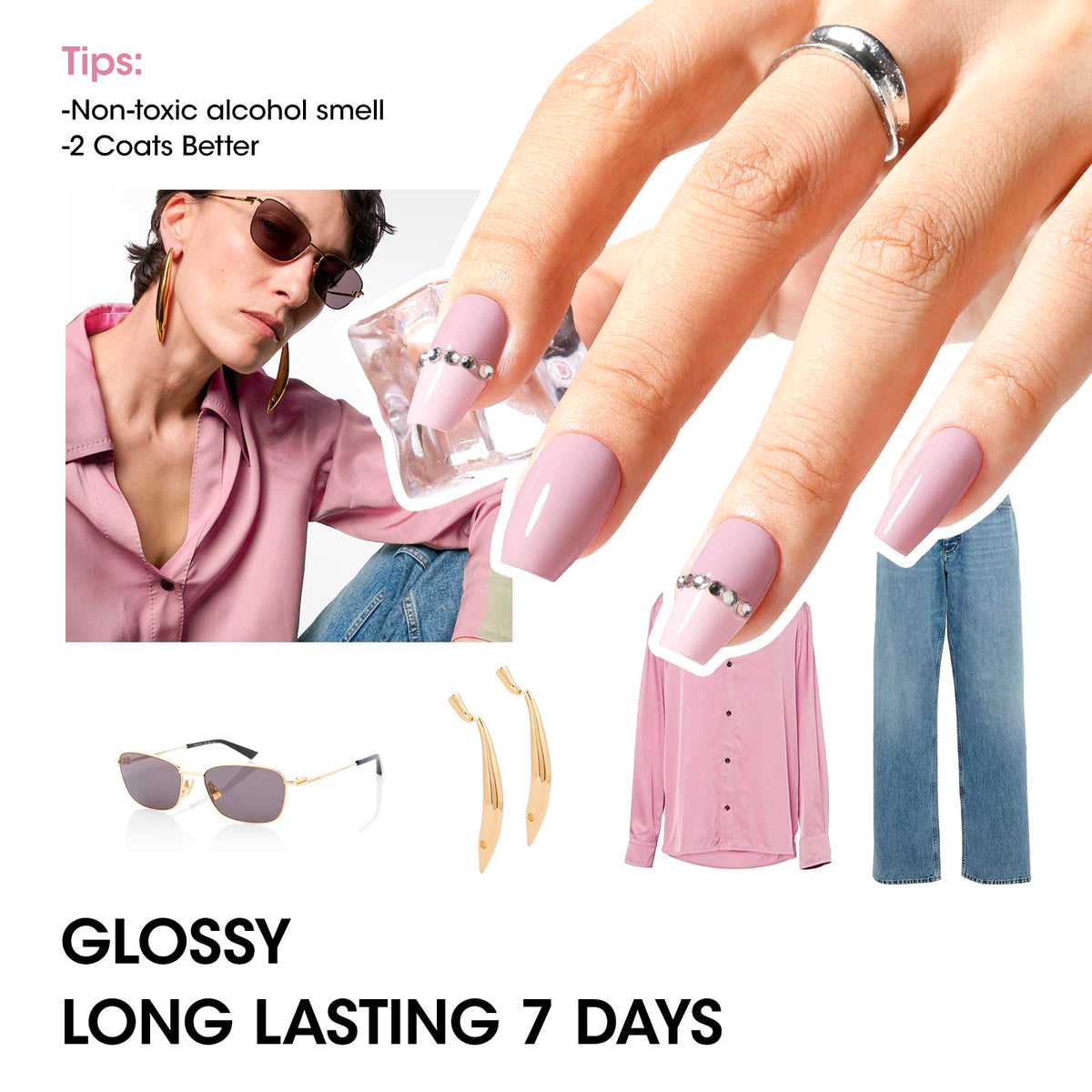GELLEN vernis à ongles avec pinceau large pour une application facile