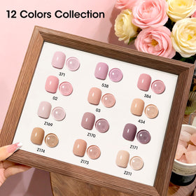 GELLEN vernis à ongles en application sur des ongles bien entretenus