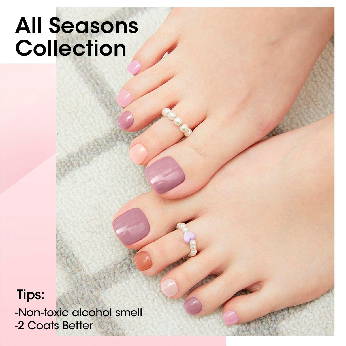 GELLEN vernis à ongles sur un fond stylisé avec accessoires de beauté