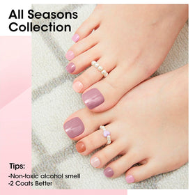 GELLEN vernis à ongles sur un fond stylisé avec accessoires de beauté