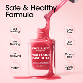 GELLEN vernis en action, montrant la brillance sur les ongles