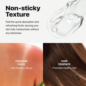 Gels à l'aloe vera Nature Republic, ingrédients sur l'emballage