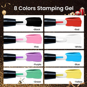 Gels de tampon de couleur dans le kit beetles