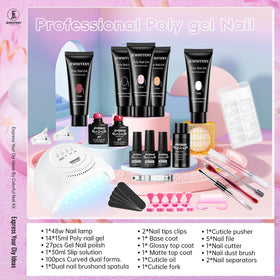 Gels poly de 15ml dans le kit JEWHITENY