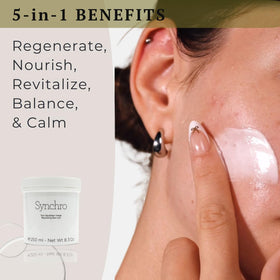 Gernetic Synchro Crème 250ml vue arrière avec ingrédients
