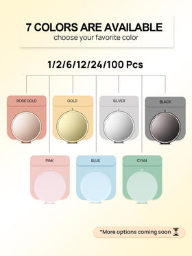 Getinbulk Miroir Compact Or avec motifs personnalisés