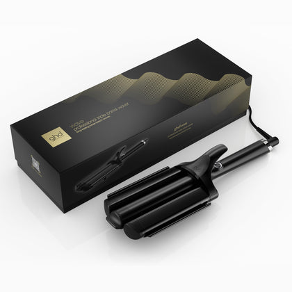 ghd Wave Fer à Onduler Triple Baril Noir vue de face