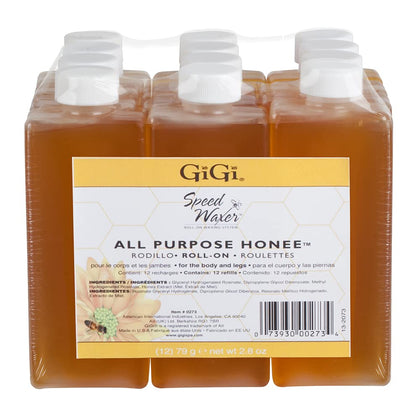 GIGI Cire Épilation Multi-Usages Pack de 12 recharges de 2,8 oz