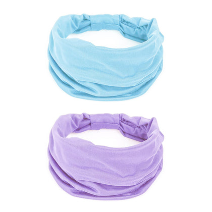 GiLi bandeau élargi violet clair vue de face