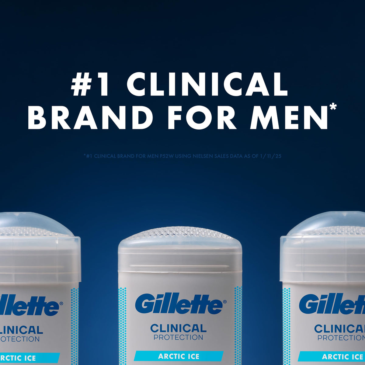 Gillette Antiperspirant Clinique 100H packaging et dimensions