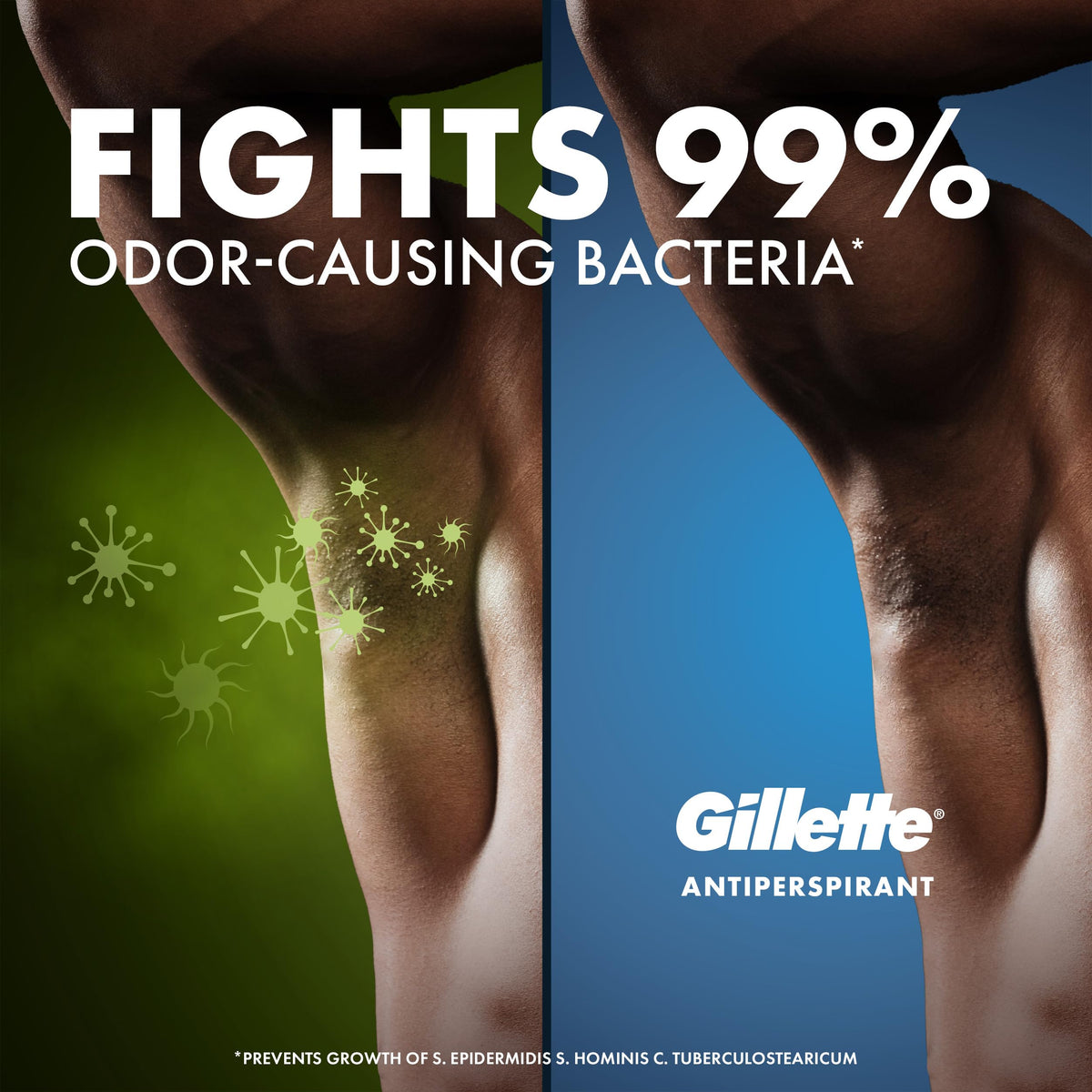 Gillette Déodorant Antitranspirant Gel dans une salle de bain