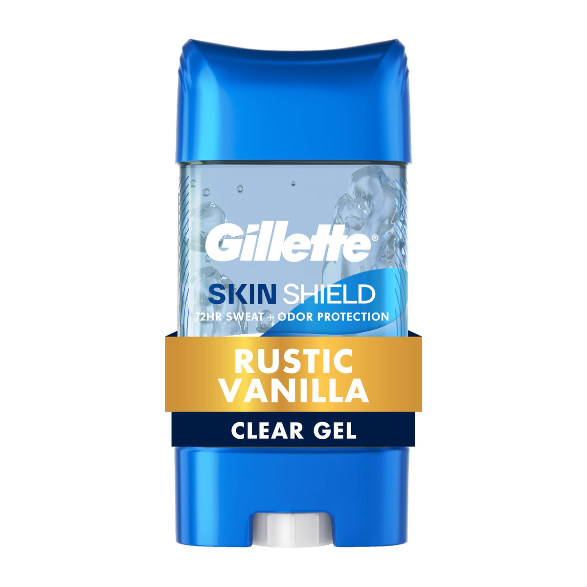 Gillette Déodorant Antitranspirant Gel Transparent 72h vue de face