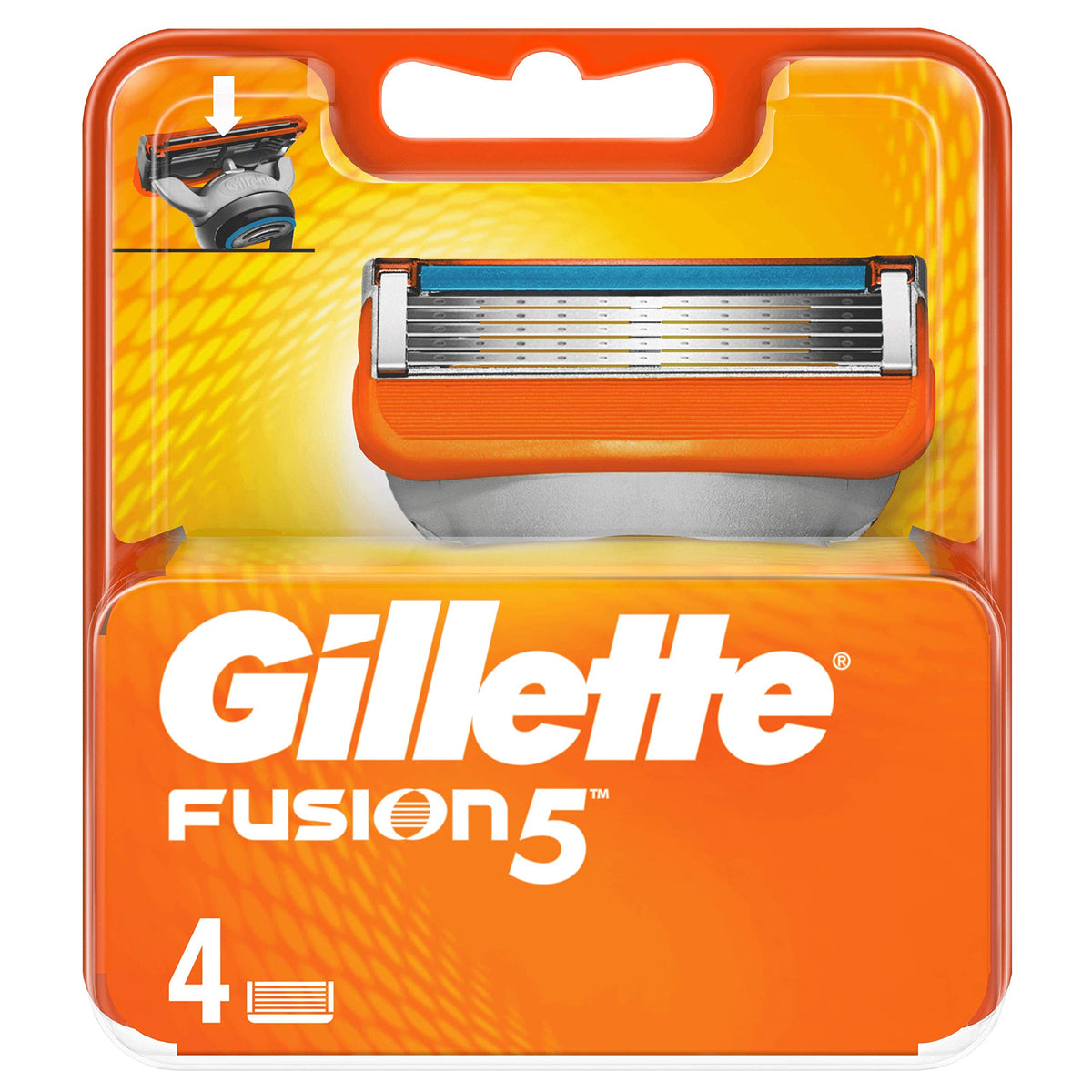 Gillette Fusion 5 Lames de Rasoir pour Hommes vue avant