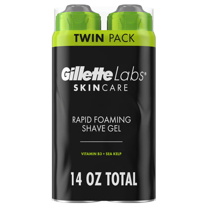 Gillette Gel de Rasage Mousse Rapide 200ml vue avant