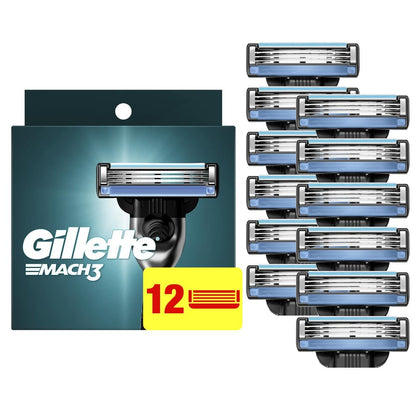 Gillette Mach3 recharge de rasoir, lames visibles dans l'emballage