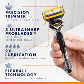 Gillette ProGlide Shield rasoir et recharges dans leur emballage