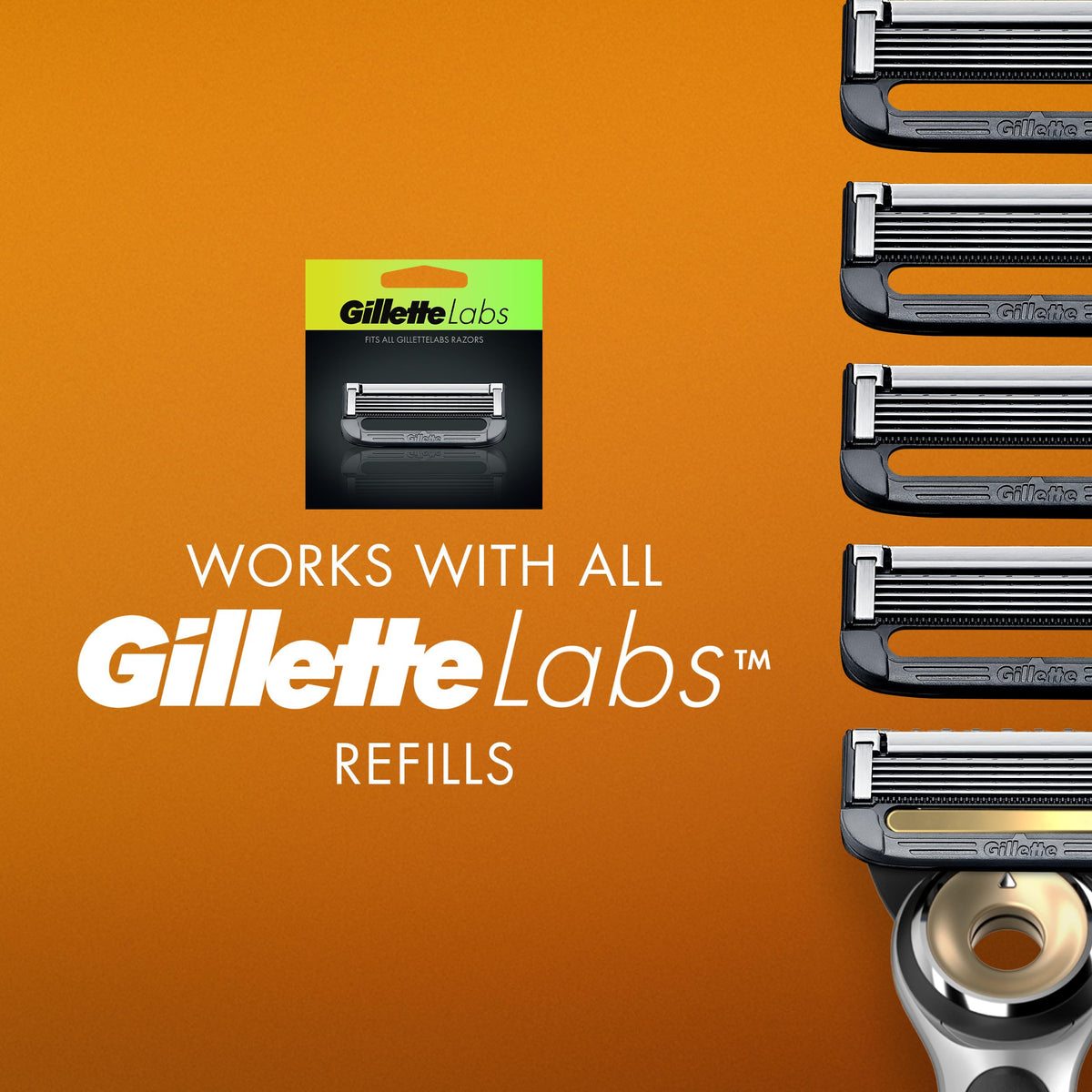 Gillette Rasoir Chauffant et ses accessoires