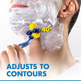 Gillette Rasoir Jetable Sensor3 Comfort tête pivotante