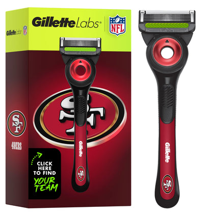Gillette Rasoir NFL 49ers Édition Spéciale avec lames et support