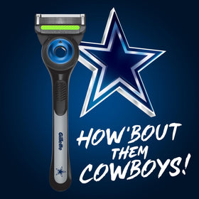 Gillette Rasoir NFL Cowboys Edition avec support magnétique
