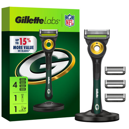 Gillette rasoir NFL Packers édition spéciale avec lames