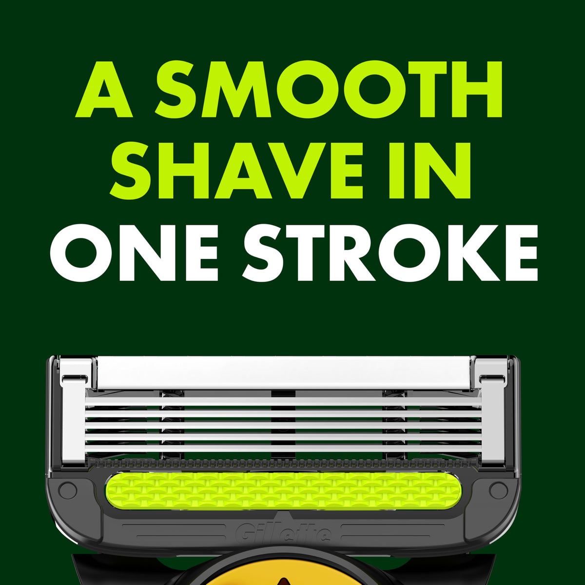 Gillette rasoir NFL Packers en utilisation