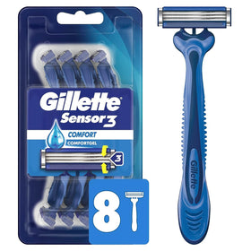 Gillette Rasoirs Jetables Sensor3 Comfort boîte 8 unités