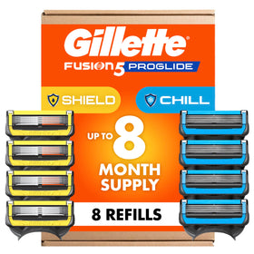 Gillette Recharges de Rasoir ProGlide Chill et Shield pack avant