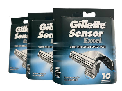 Gillette Sensor Excel cartouches de rasoir 10 pièces vue avant