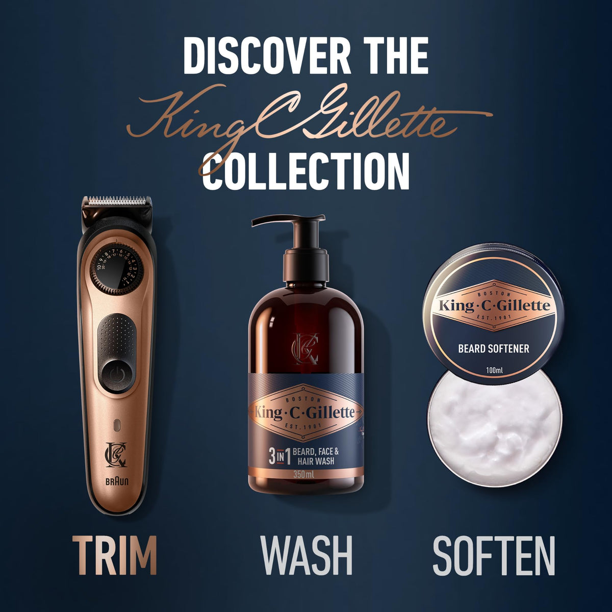 Gillette Tondeuse à Barbe PRO dans un environnement de salle de bain