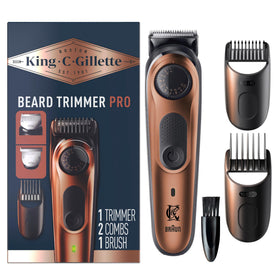 Gillette Tondeuse à Barbe PRO vue avant avec molette de réglage
