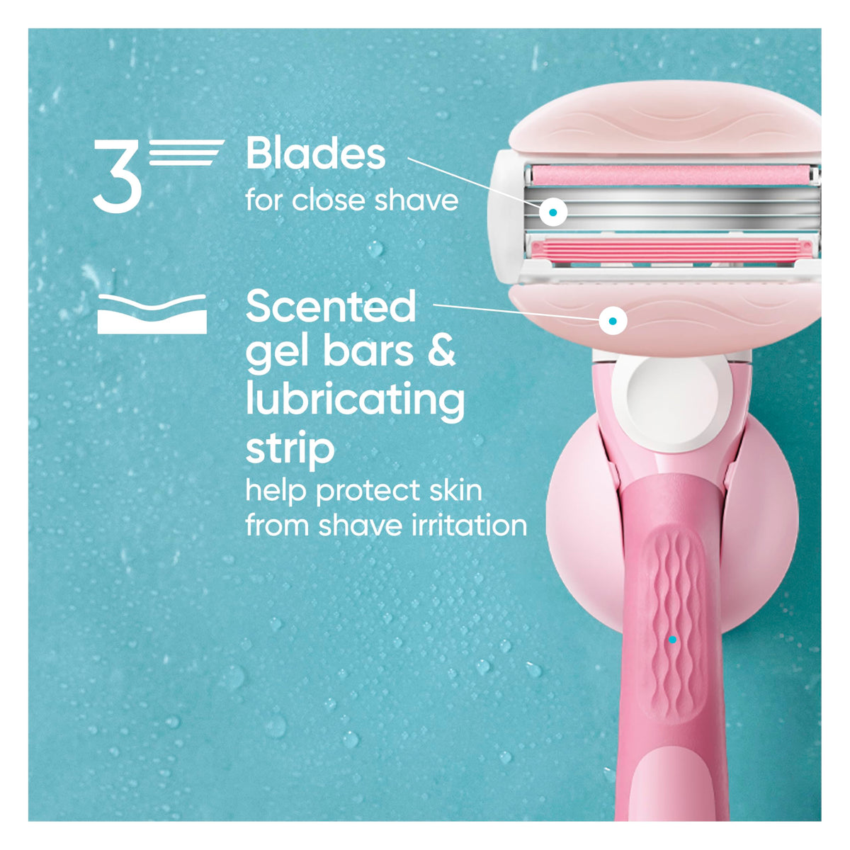 Gillette Venus ComfortGlide lames avec gel à raser intégré