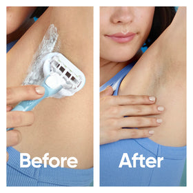 Gillette Venus Rasoir Femmes Recharges 5 Lames sur fond blanc