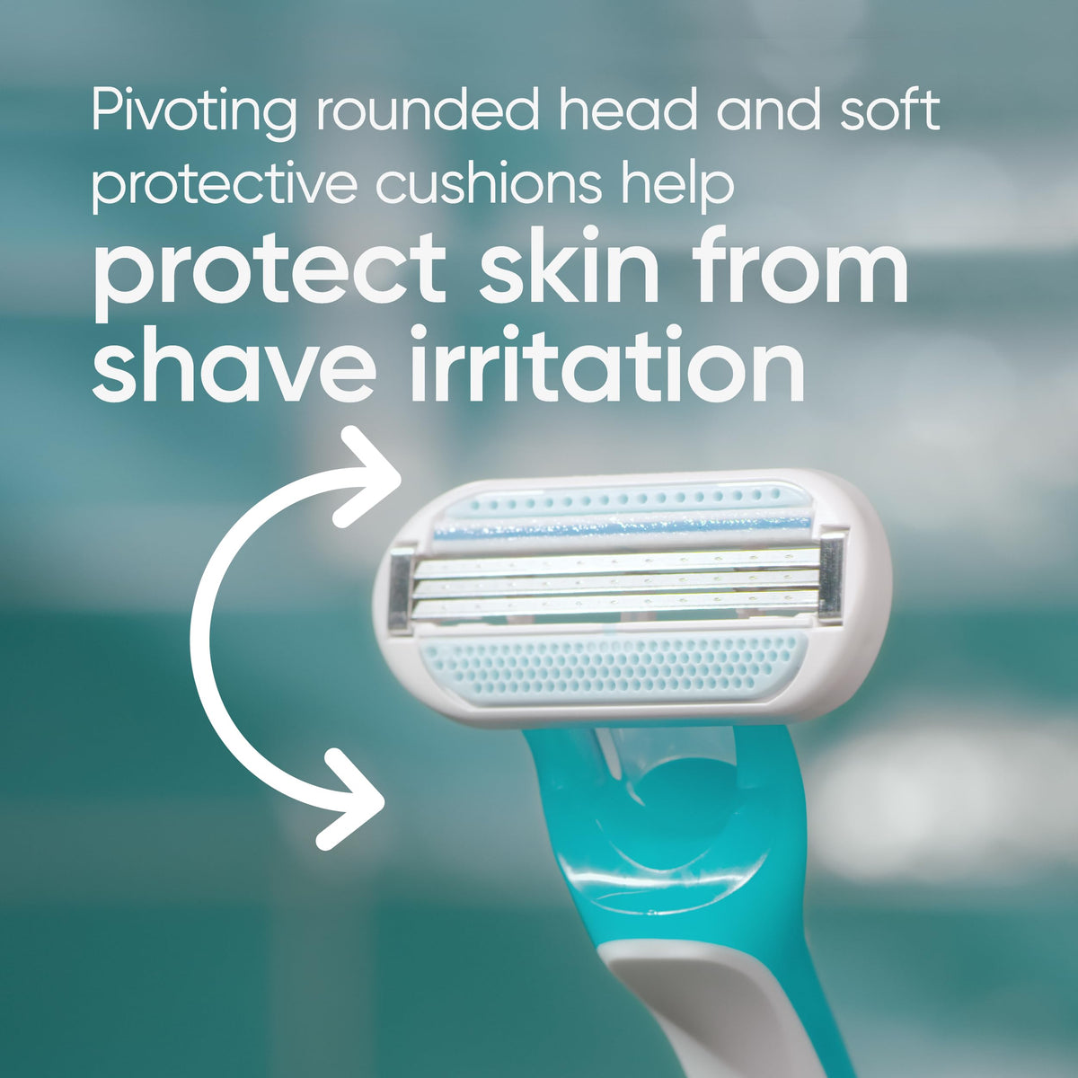 Gillette Venus Rasoir Jetable Femme Tropical en situation avec mousse à raser