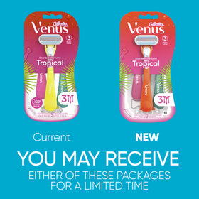 Gillette Venus Rasoir Jetable Femme Tropical poignée multicolore