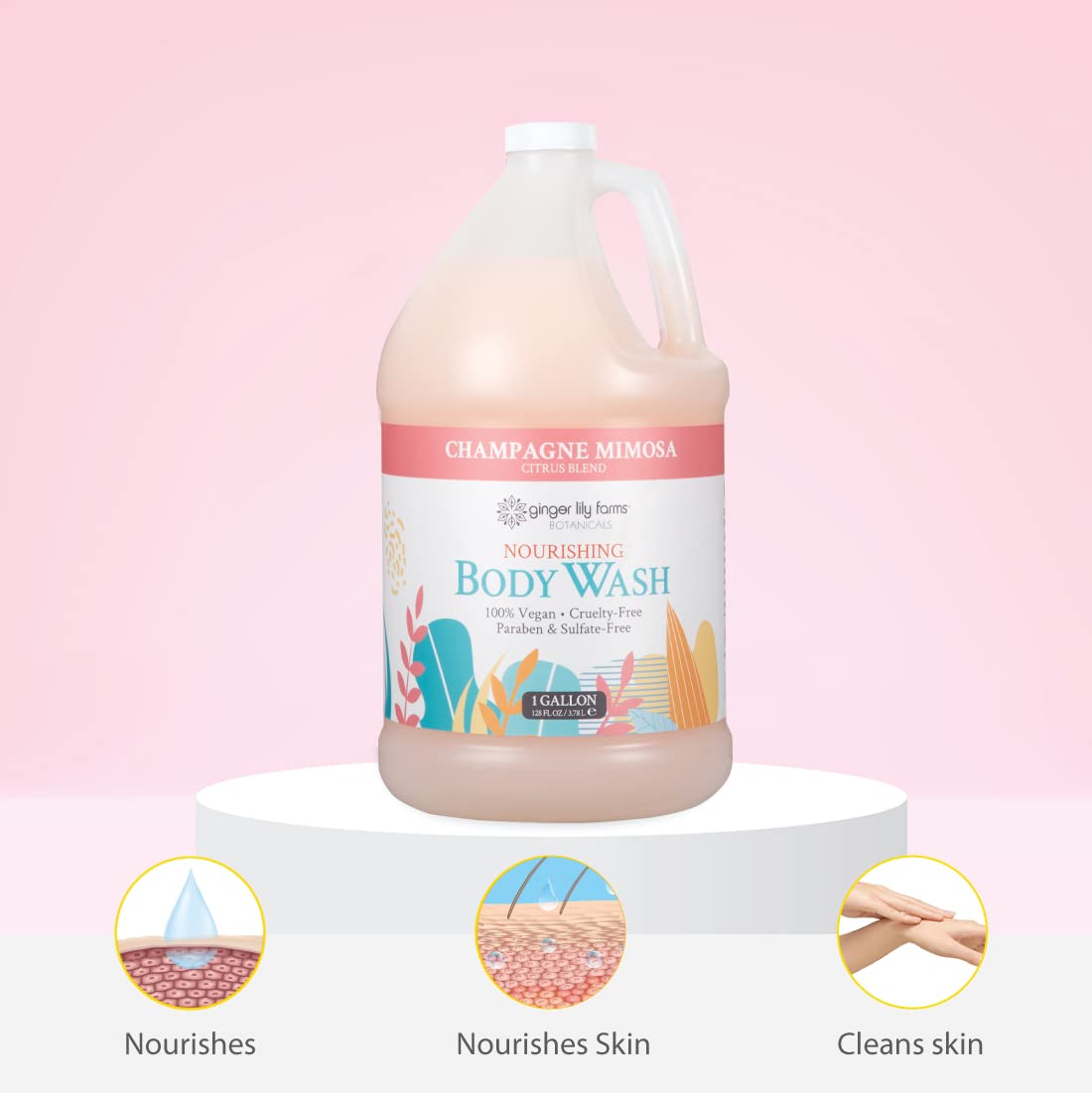 Ginger Lily Farms Gel Douche 4L côté droit