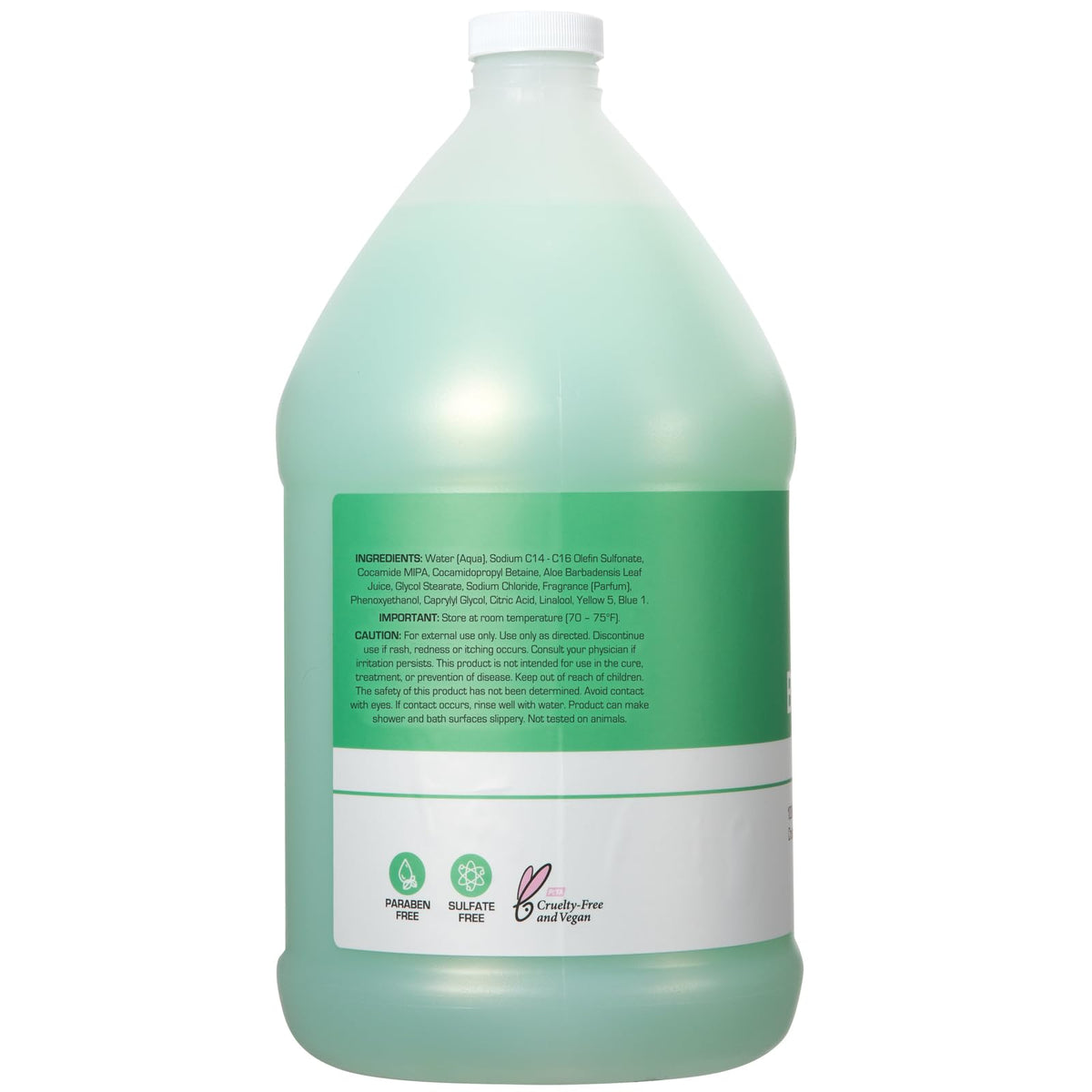 Ginger Lily Farms gel douche en utilisation dans une douche