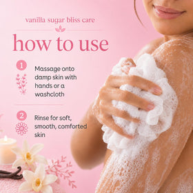 Ginger Lily Farms Gel Douche Nourrissant 1 gal en utilisation dans une salle de bain