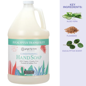 Ginger Lily Farms Savon Liquide Eucalyptus Tranquility avec ingrédients naturels