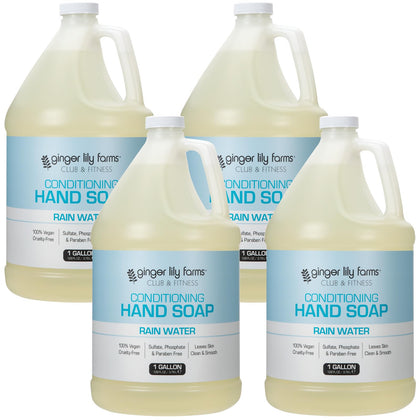 Ginger Lily Farms savon liquide hydratant 4x1L parfum eau de pluie, vue avant
