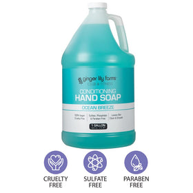 Ginger Lily Farms Savon Mains Conditionnant 1L, flacon avec distributeur