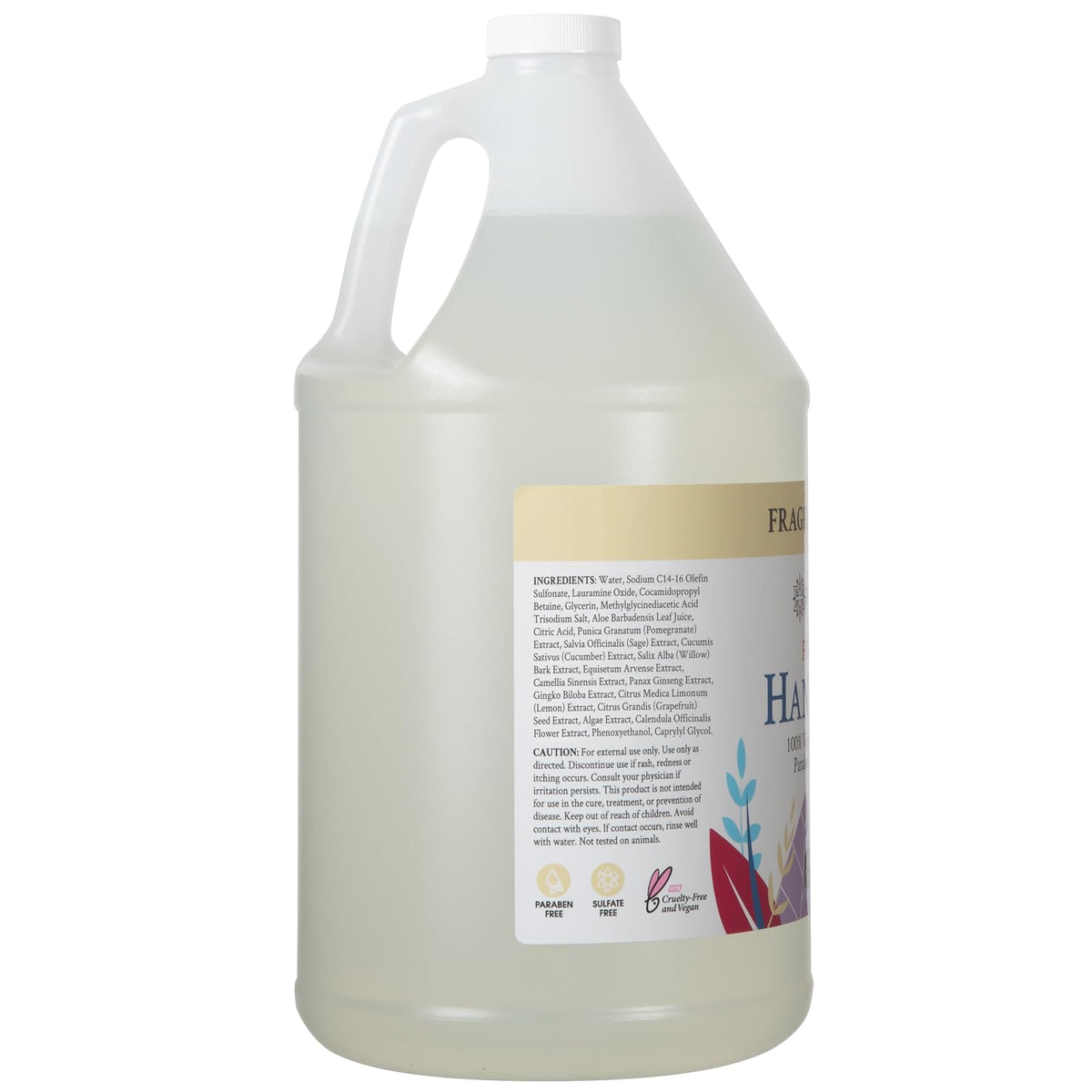 Ginger Lily Farms savon moussant main 1 gal vue arrière