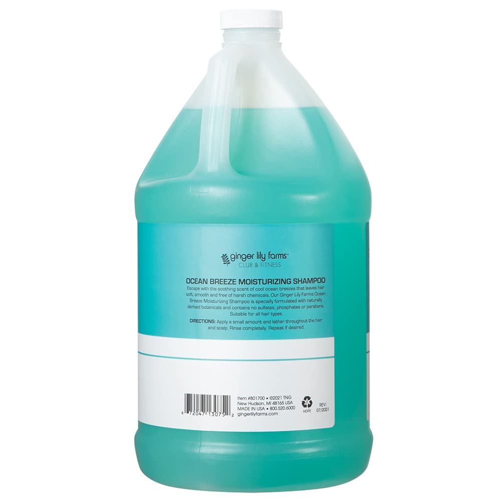 Ginger Lily Farms Shampooing Hydratant 1 gal étiquette