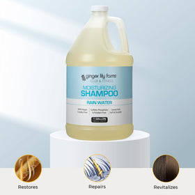 Ginger Lily Farms shampooing hydratant 1 gal sur un comptoir