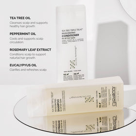 GIOVANNI Tea Tree Triple Shampoo et Après-Shampooing ensemble