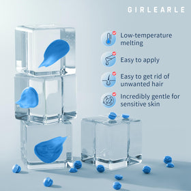GIRLEARLE Perles de Cire Dure 449g en utilisation