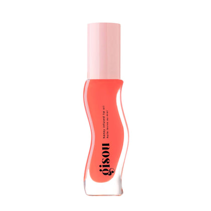 Gisou Huile à Lèvres Infusée au Miel Bee-llini Peach 8 ml vue de face