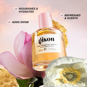 Gisou Parfum Capillaire Infusé au Miel 50 ml - Miel de Fleurs Sauvages en gros plan